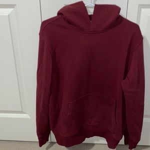 Maroon Hooded Sweatshirt